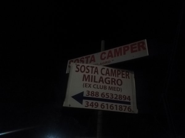 Sosta Camper Milagro — Stellplatz in Centola