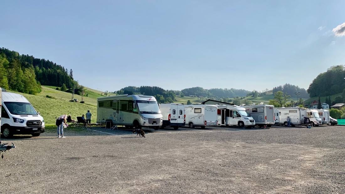 Stellplatz Iddaburg, Gähwil — Ställplats in Gähwil