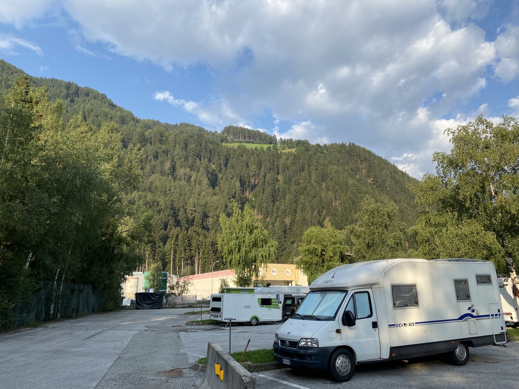 Stellplatz Autoporto Sadobre — Stellplatz in Sterzing - Vipiteno