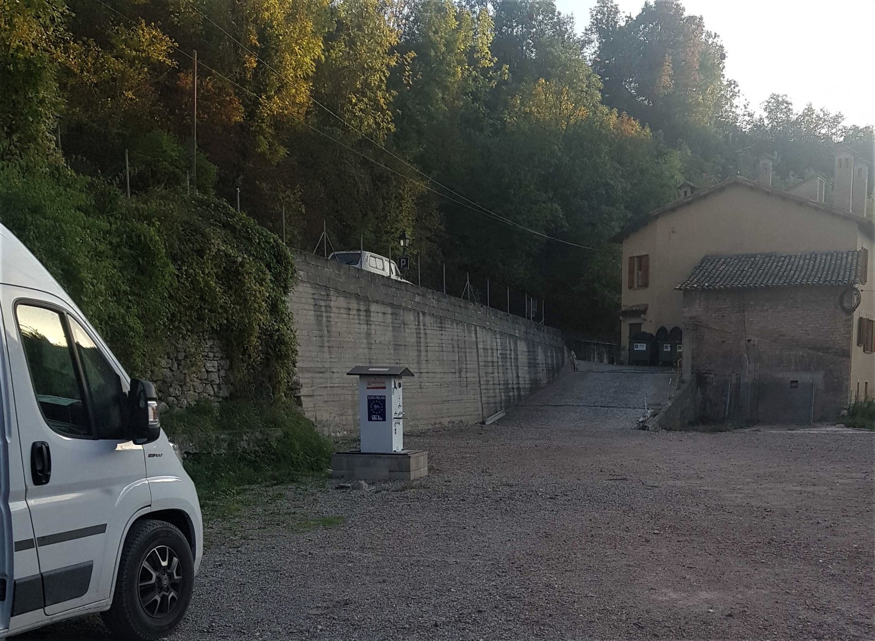 La Pobla de Lillet — Bobilplass in La Pobla de Lillet