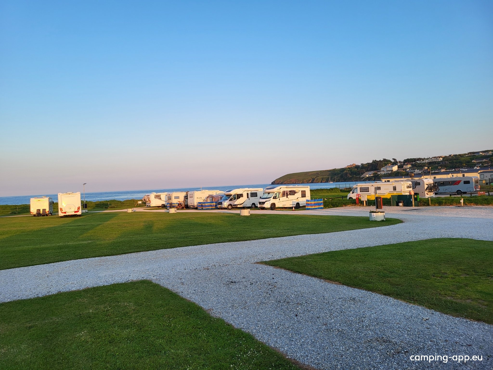 Ardmore Seaview Motorhome Park — Aire camping car in The Municipal District of Dungarvan — Lismore