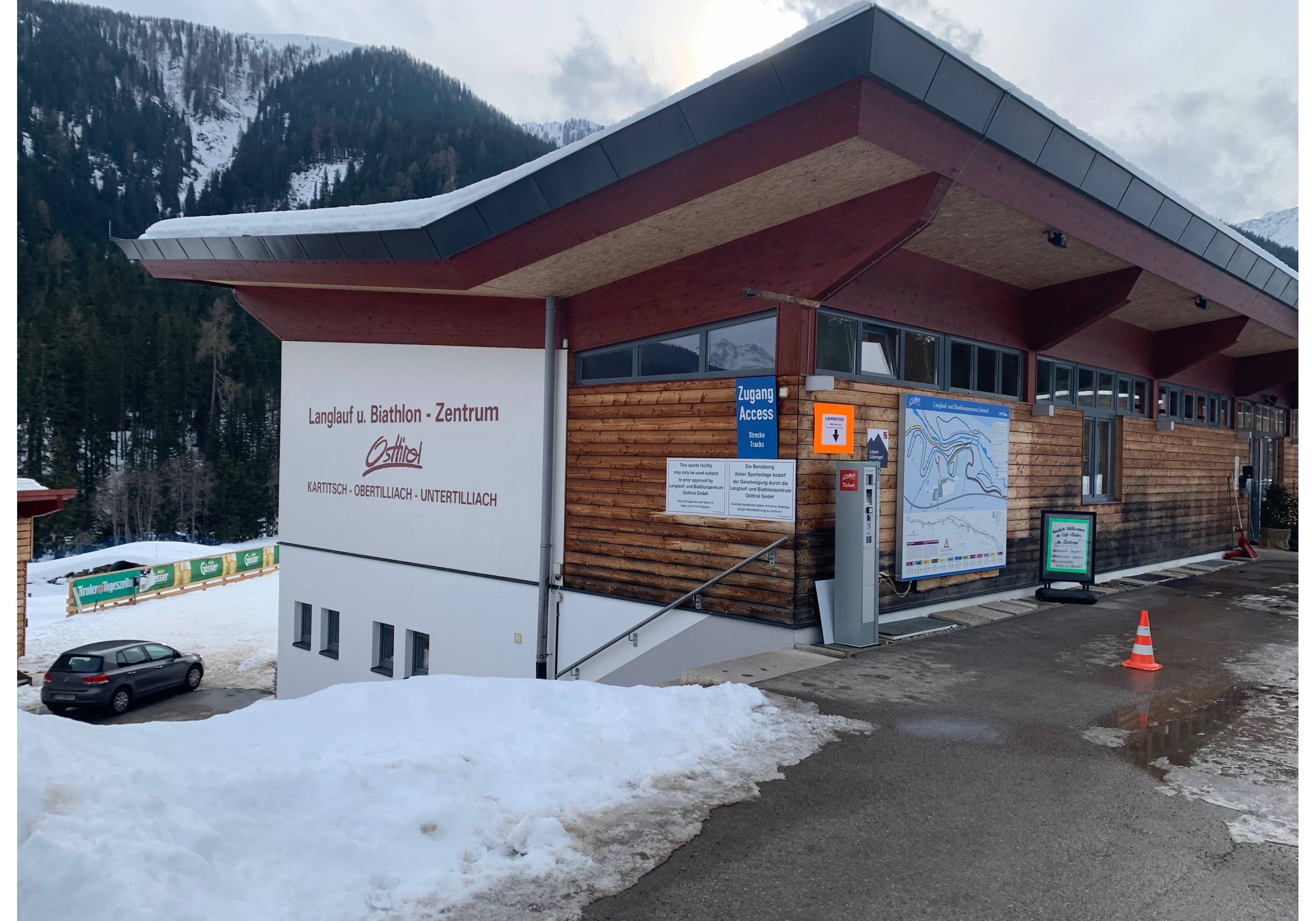 Wohnmobil-Stellplatz am Biathlonzentrum Obertilliach — Stellplatz in Rodarm