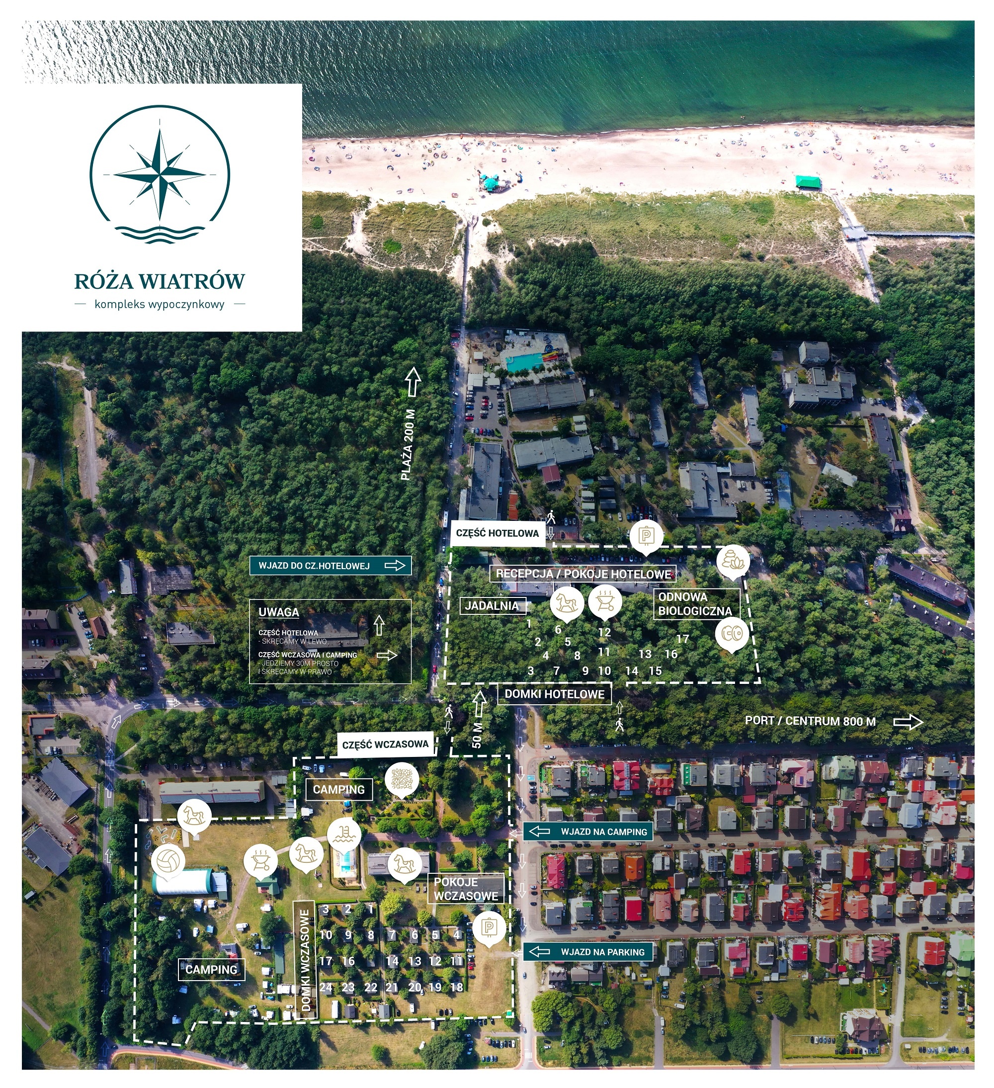 Róża Wiatrów — Sítio de acampamento in Darłówko Zachodnie