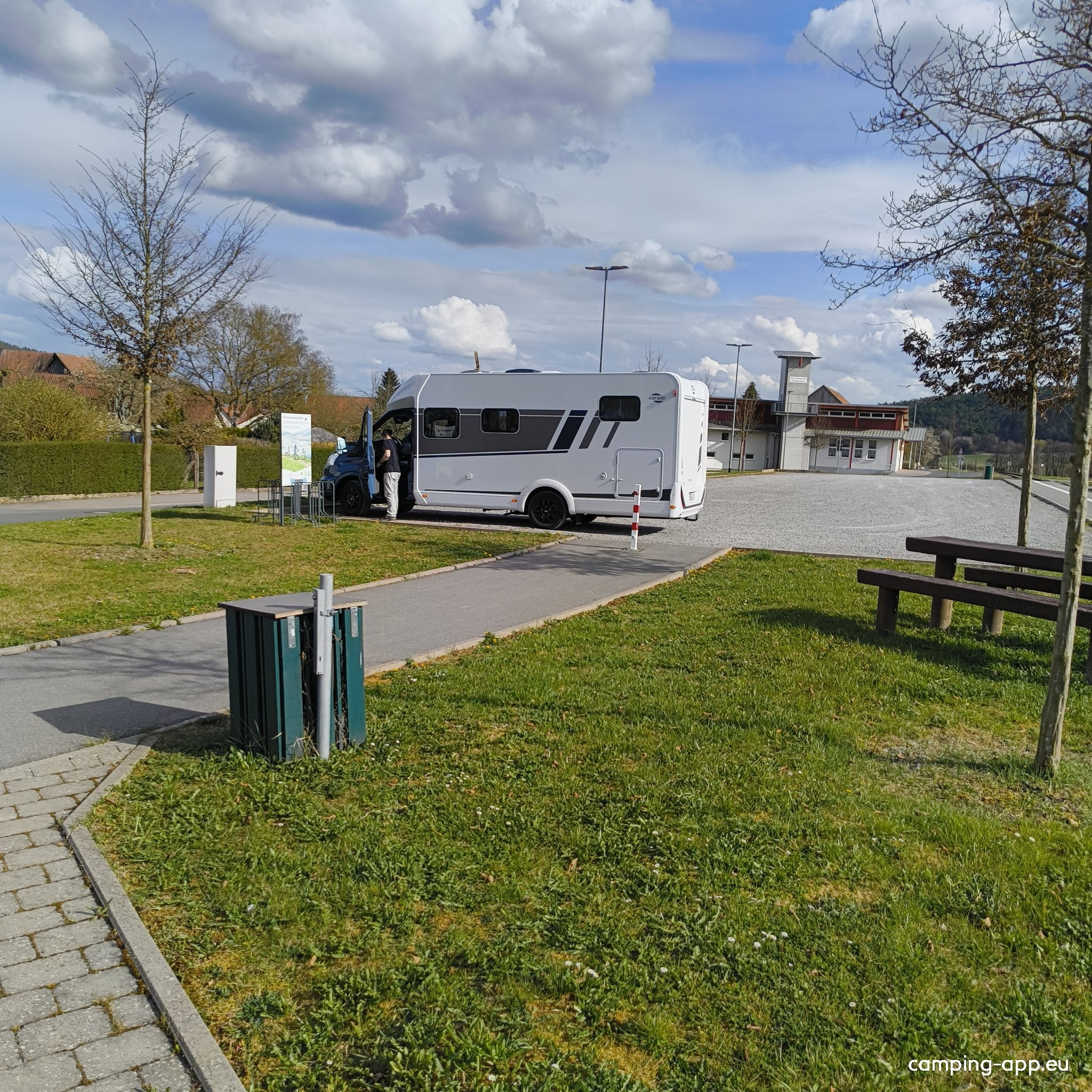 Nordheim Rhön am Museumsbahnhof — Karavan Sitesi in Nordheim v.d. Rhön