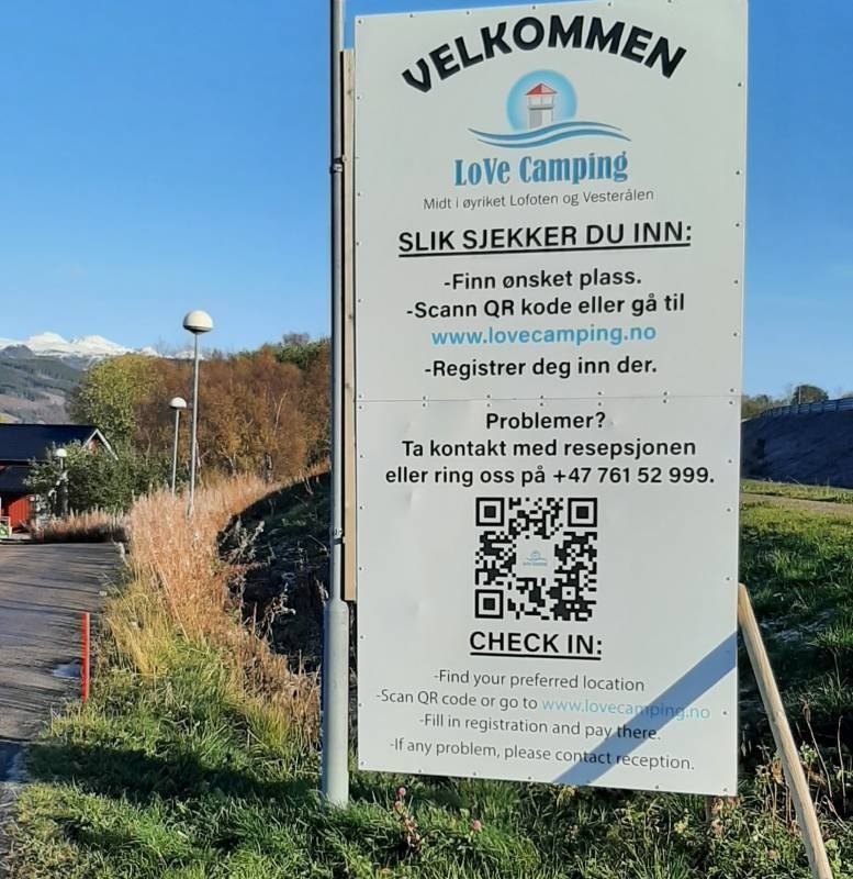 Nordstjerna bobiloppstilling — Area di sosta in Stokmarknes Vesterålen