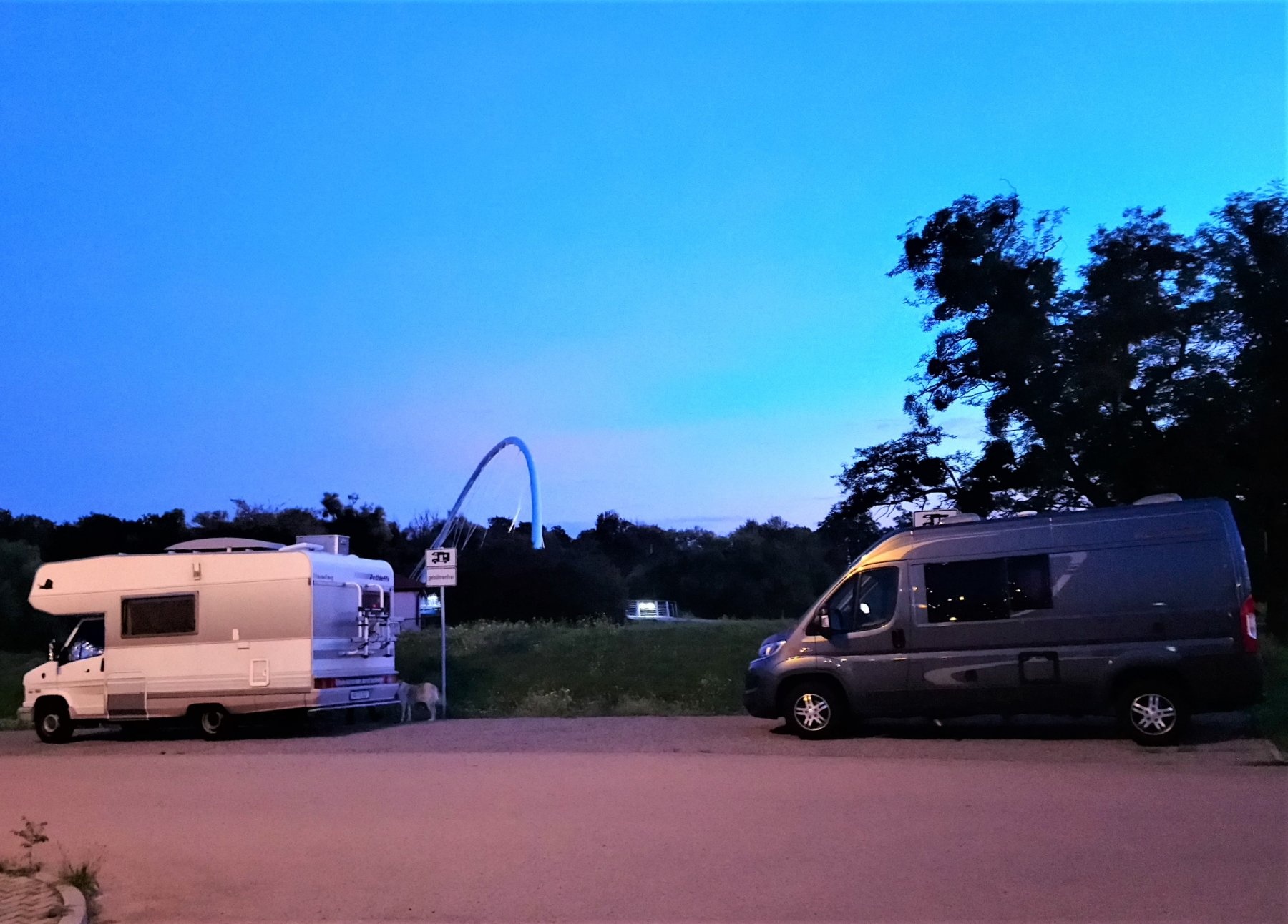 Parkplatz — Sp. parking dla kamperów in Dessau-Roßlau