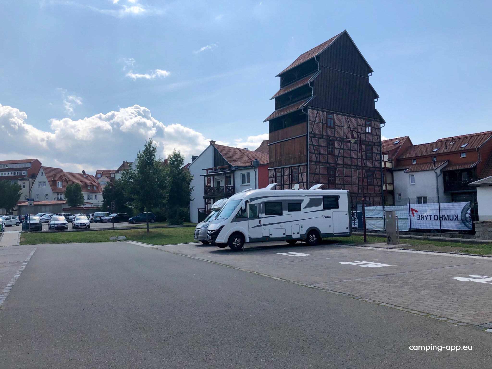 Wohnmobilstellplatz Engelsgarten — Area di sosta in Mühlhausen