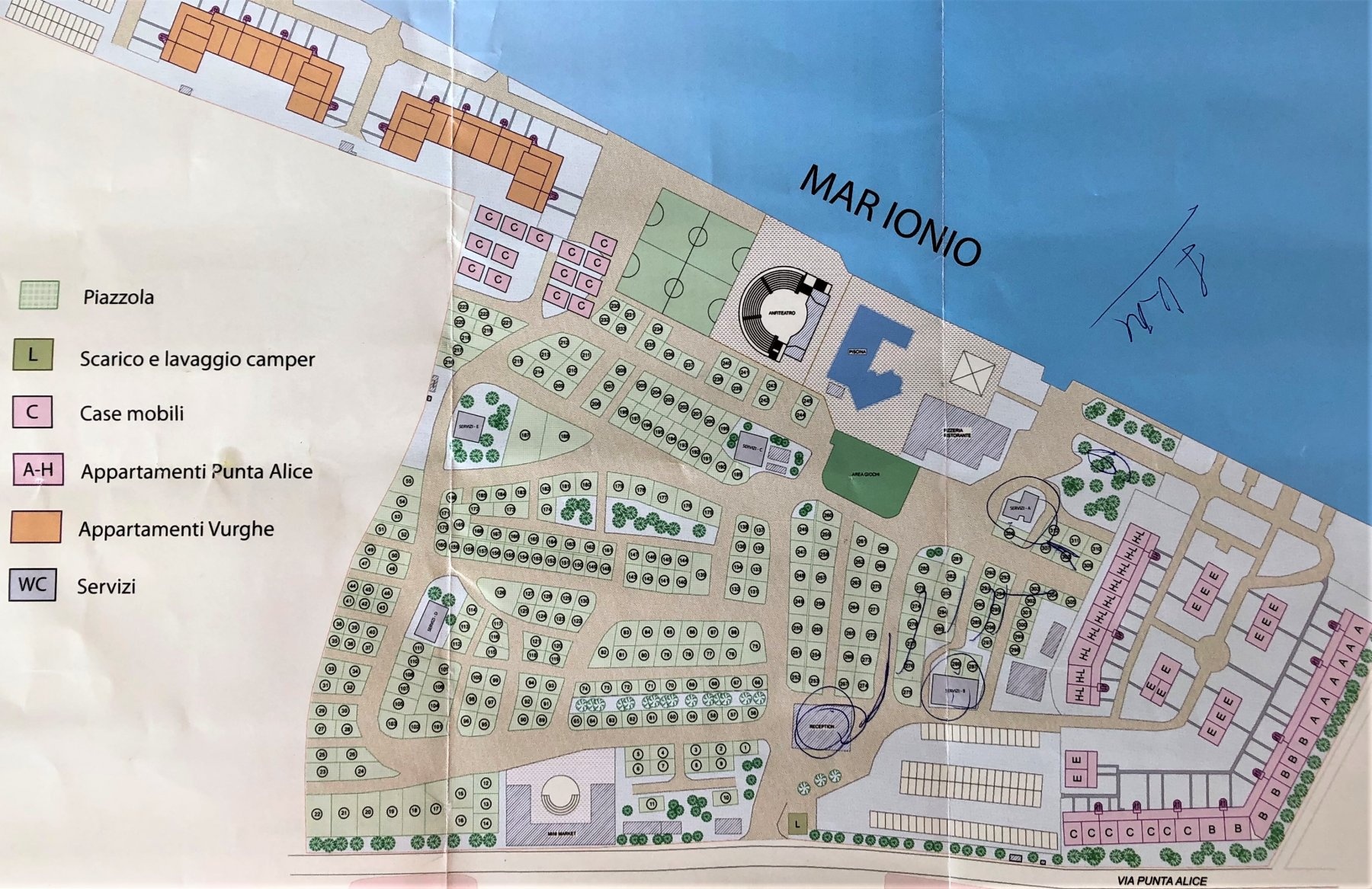 Villaggio Punta Alice — Kemping in Cirò Marina