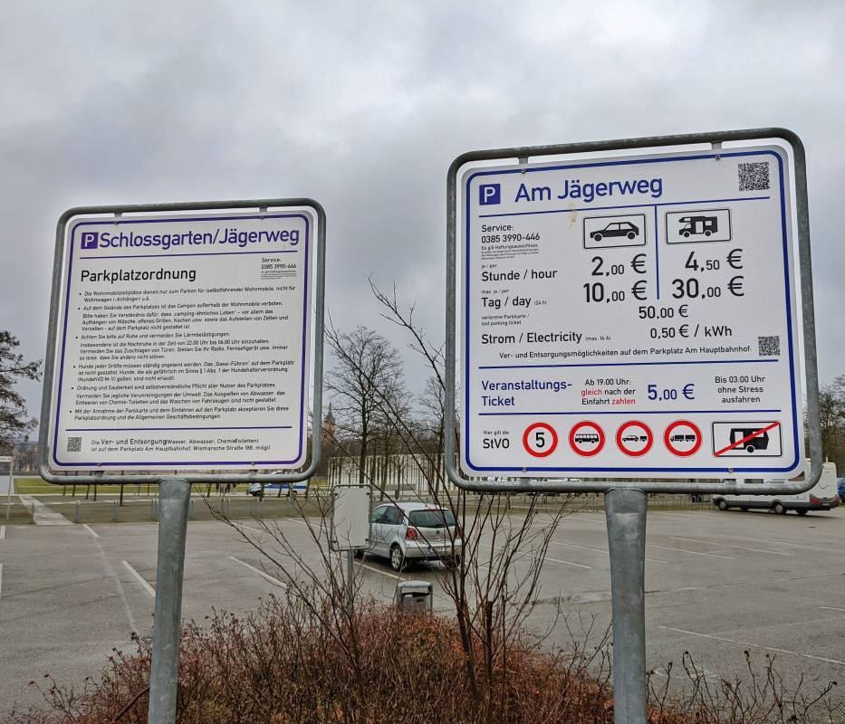Parkplatz Jaegerweg — 露营车营地 in Schwerin