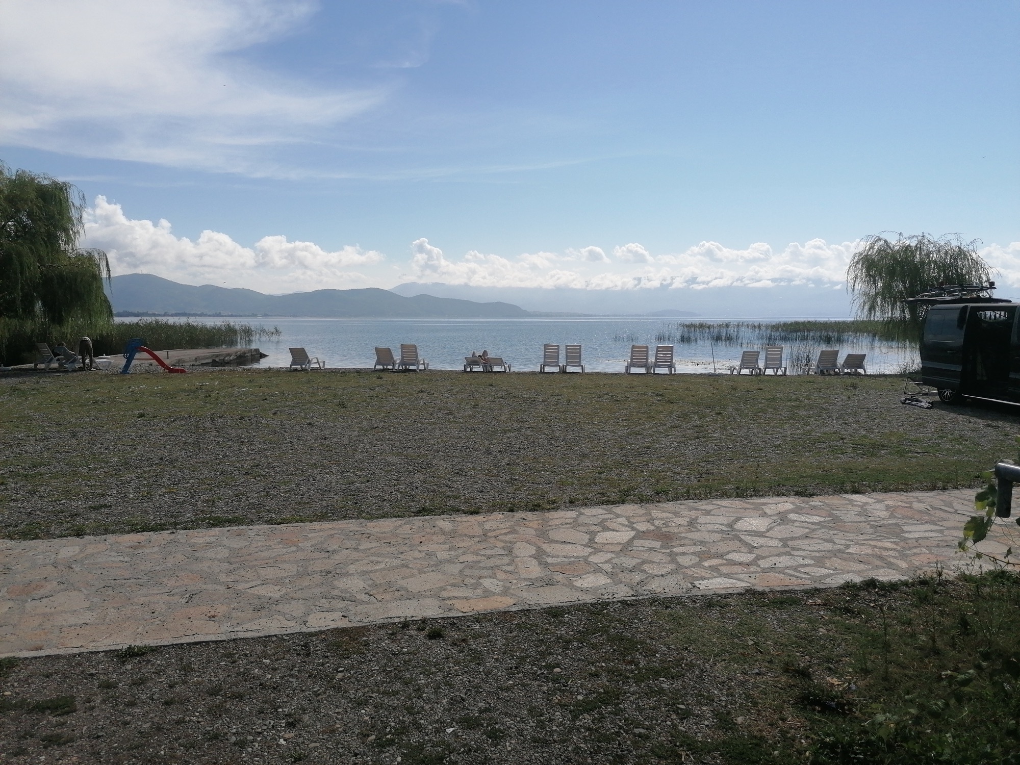 Camping Sunrise — Campingplats in Kalishta, Ohrid lake