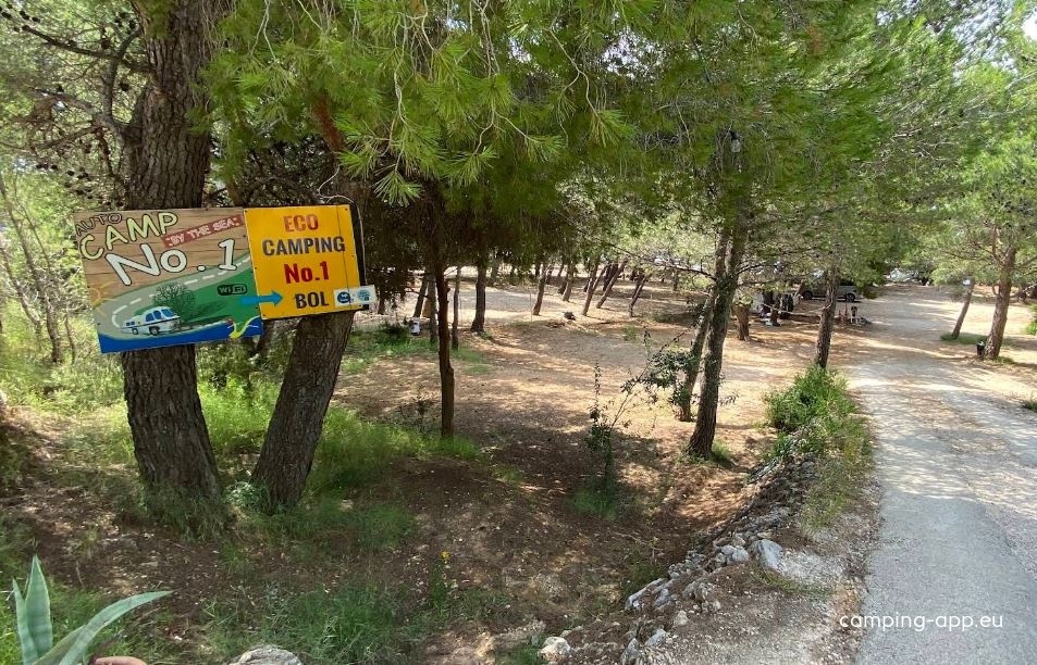 Campsite No1 — Campingplass in Bol