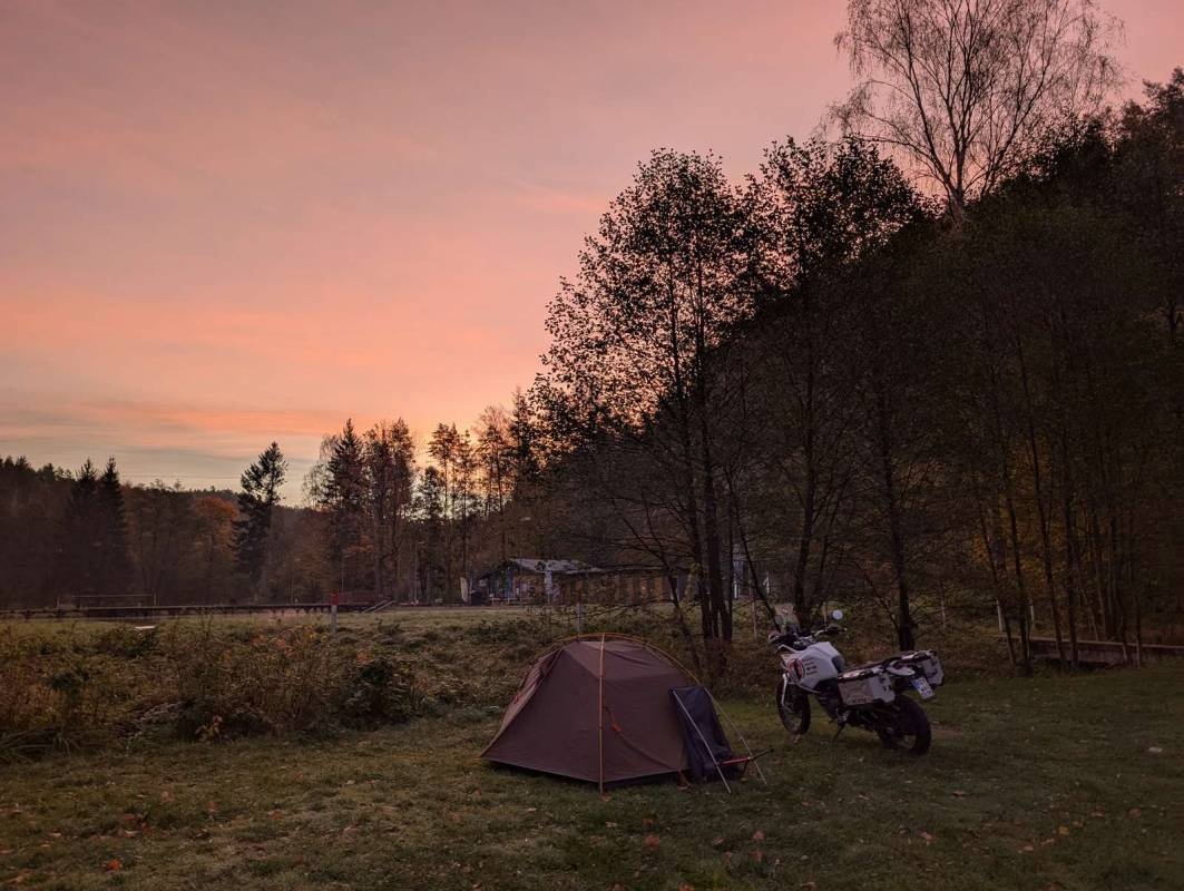Autokemp Jetřichovice — Kamp yeri in Jetřichovice