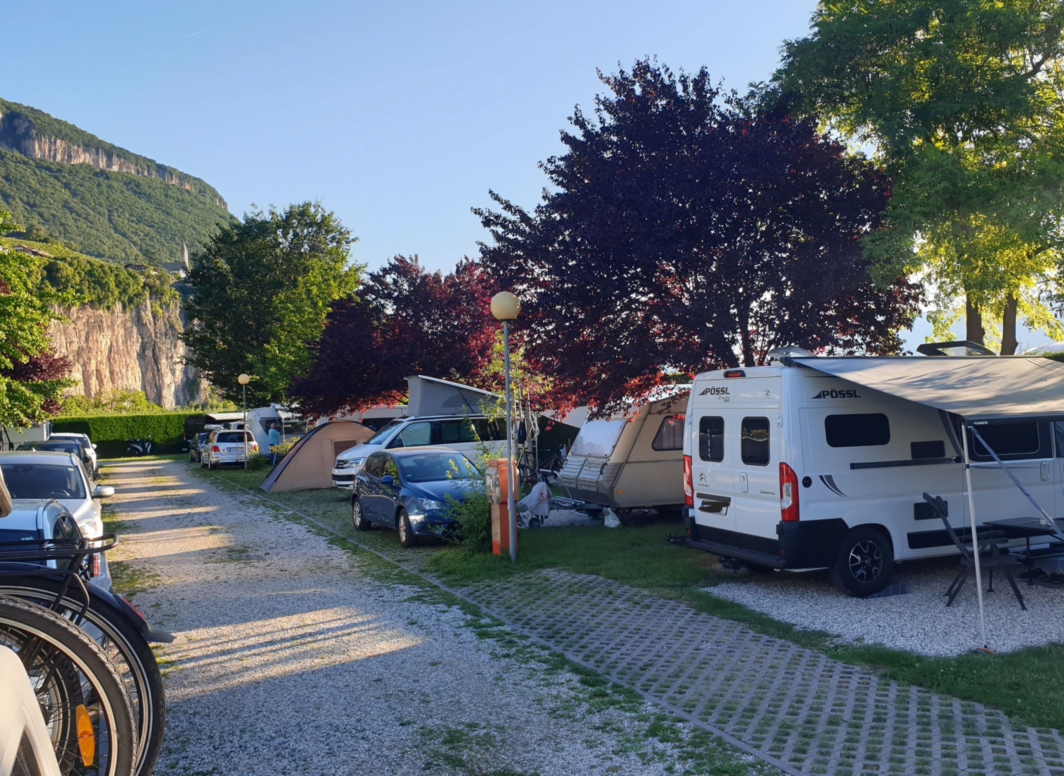 Camping Obstgarten — Kemping in Kurtatsch a. d. Weinstraße