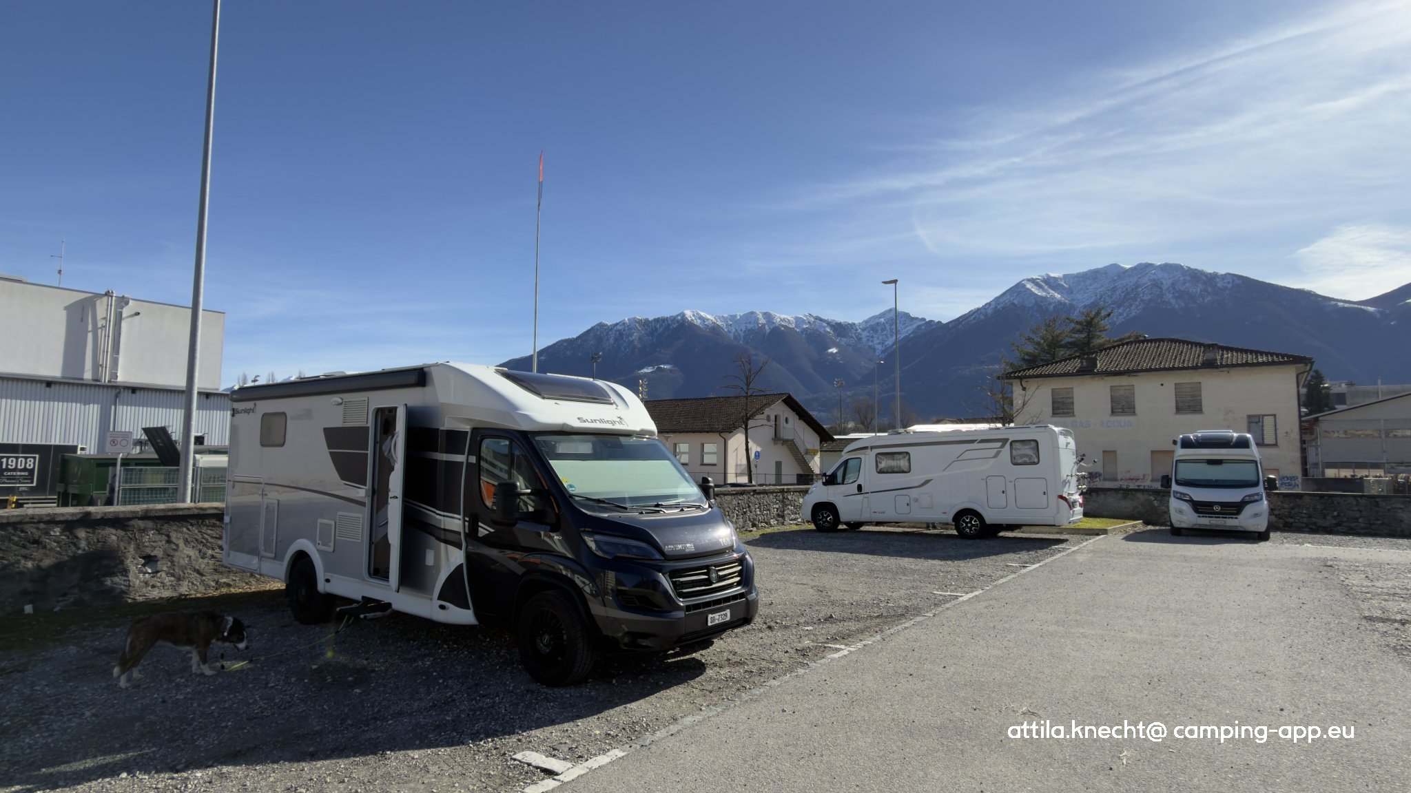 Stellplatz Stadt Locarno — Karavan Sitesi in Locarno
