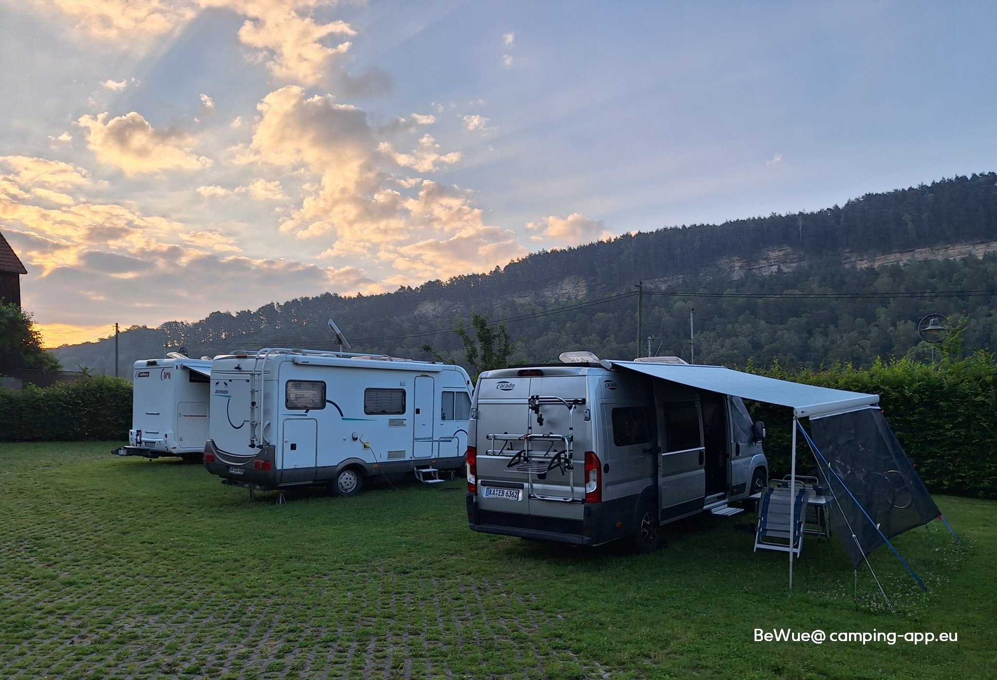 Caravanplatz zum Liliensteinblick — Stellplatz in Rathen