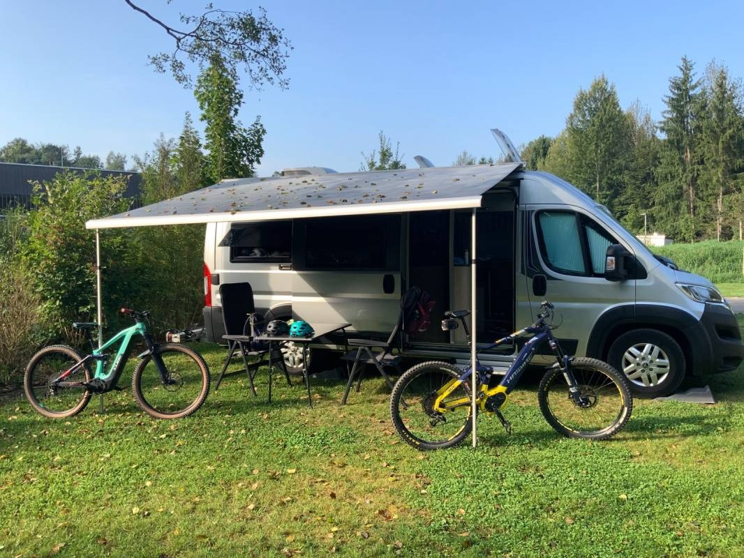 Wohnmobilstellplatz Mooswald — Camperplads in Moos