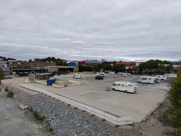 Bobil parkering Lade — Area Autocaravanas in Trondheim
