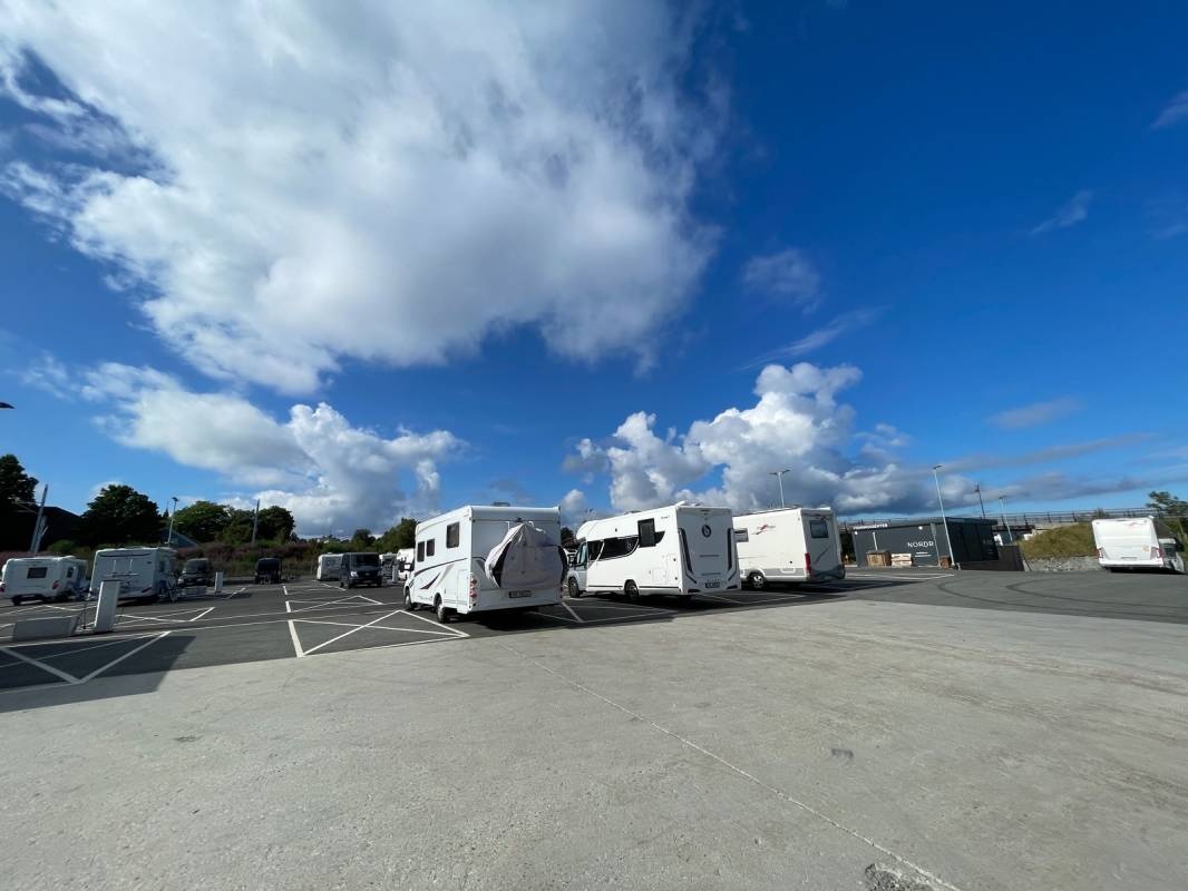 Bobil parkering Lade — Camperplads in Trondheim