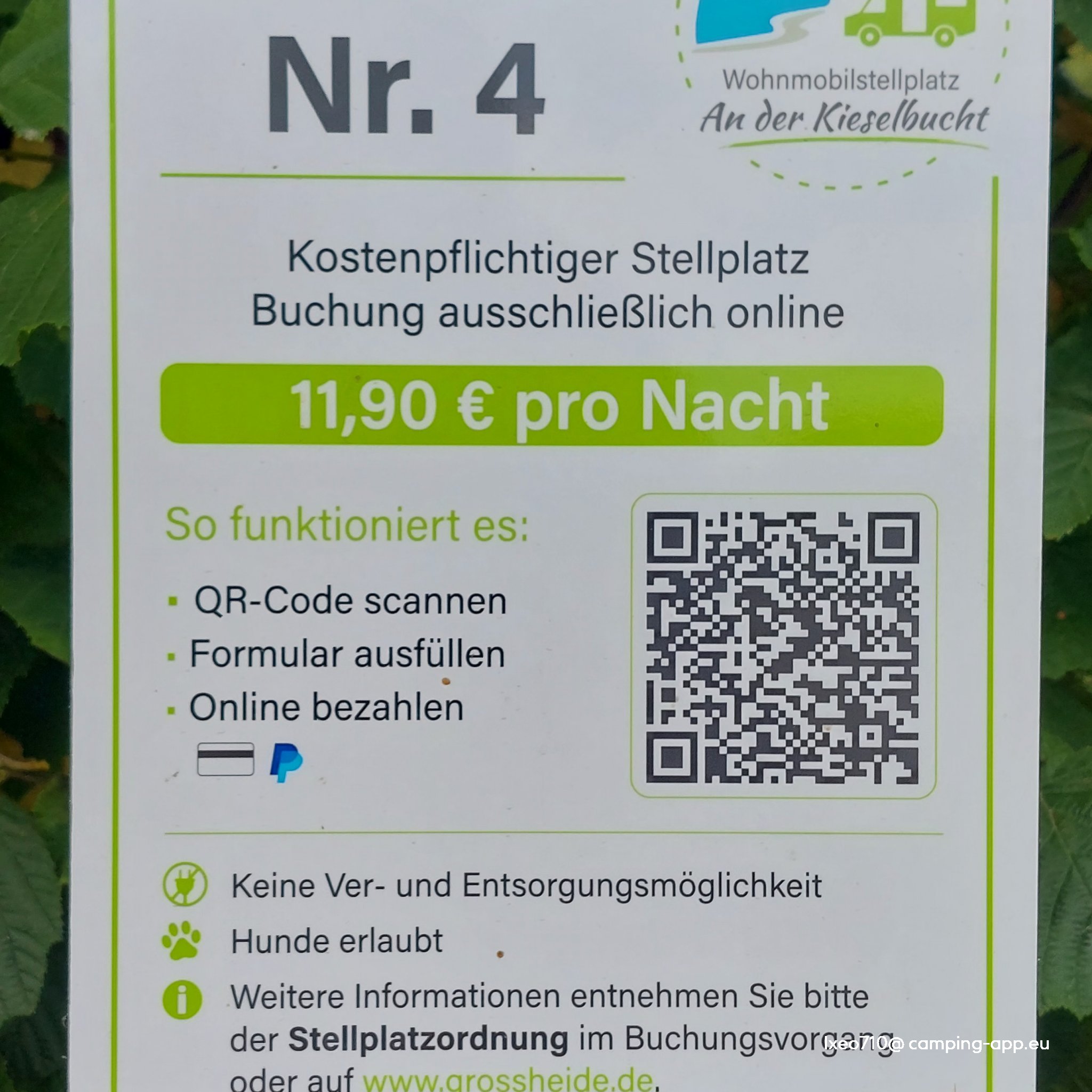 Stellplatz An der Kieselbucht — Foto 3