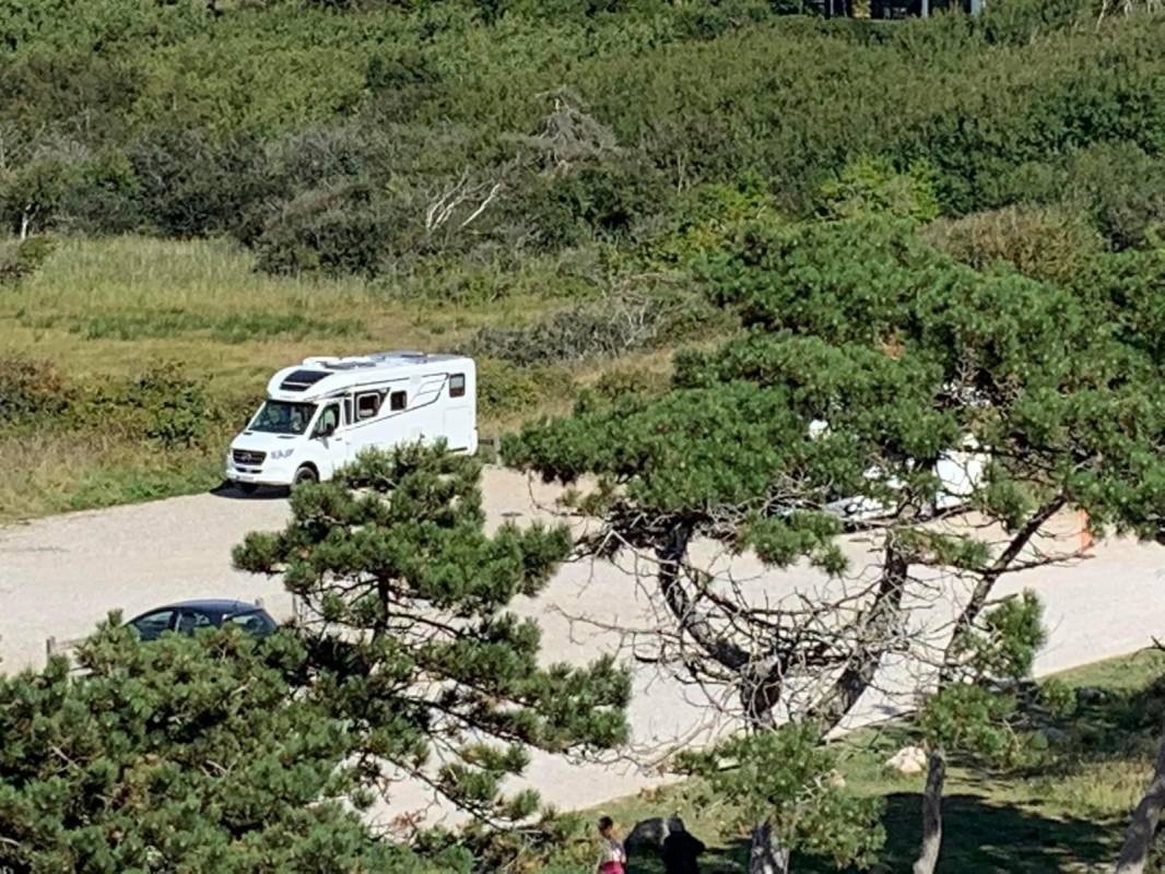 Sletterhage fyr — Camperplaats in Knebel