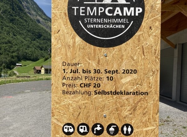 TempCamp — Camperplaats in Unterschächen