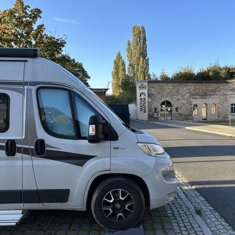 Wohnmobilstellplatz Torgau — Ställplats in Torgau