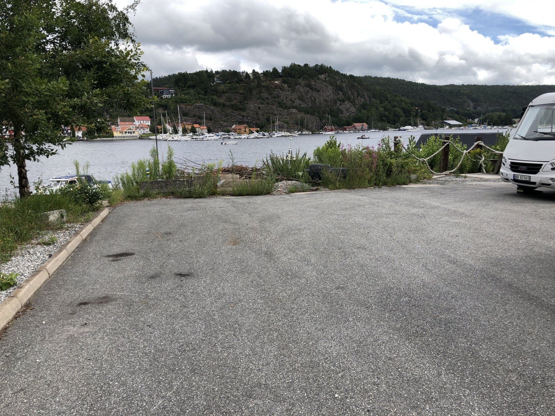 Halden havn bobilparkering — Camperplads in Halden