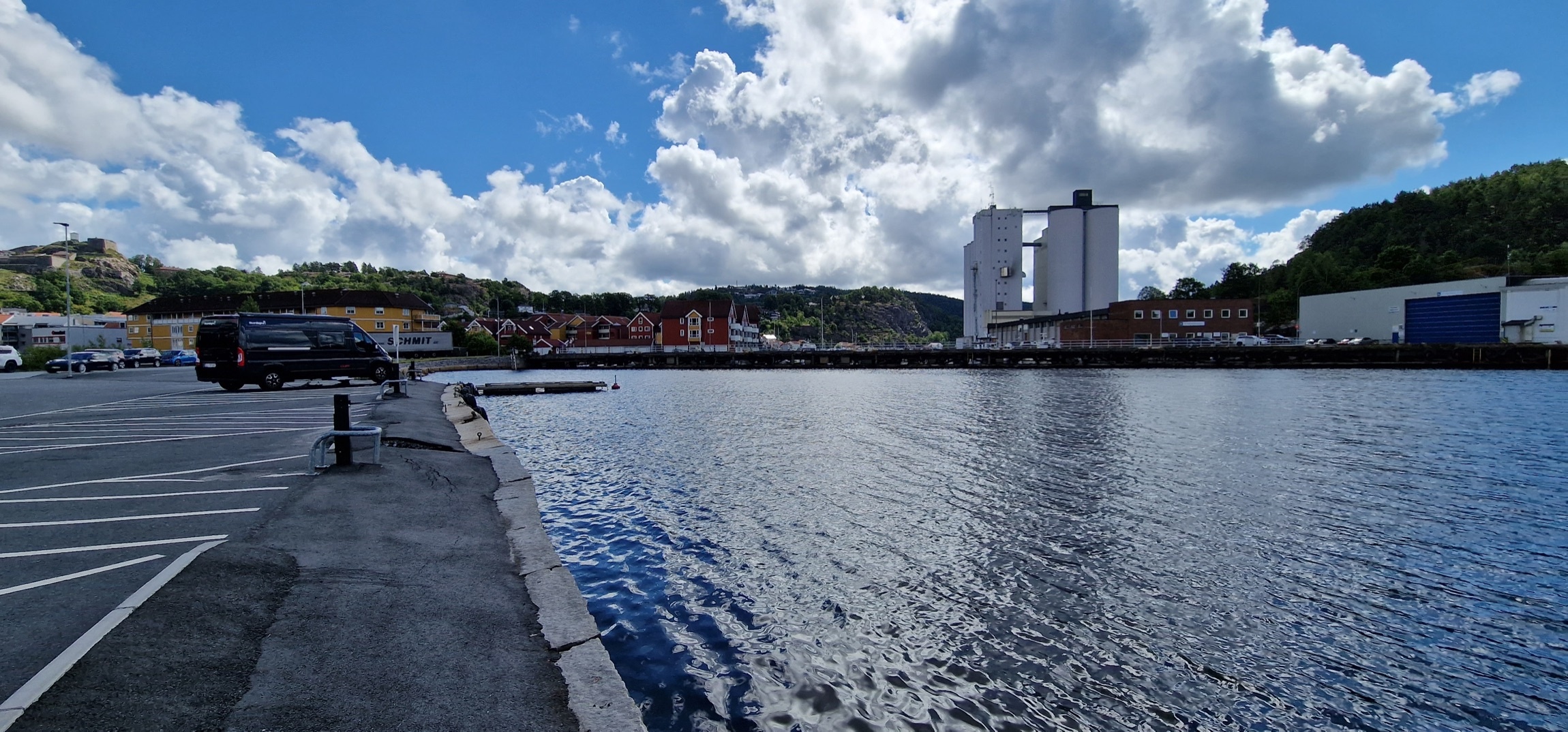 Halden havn bobilparkering — Bobilplass in Halden