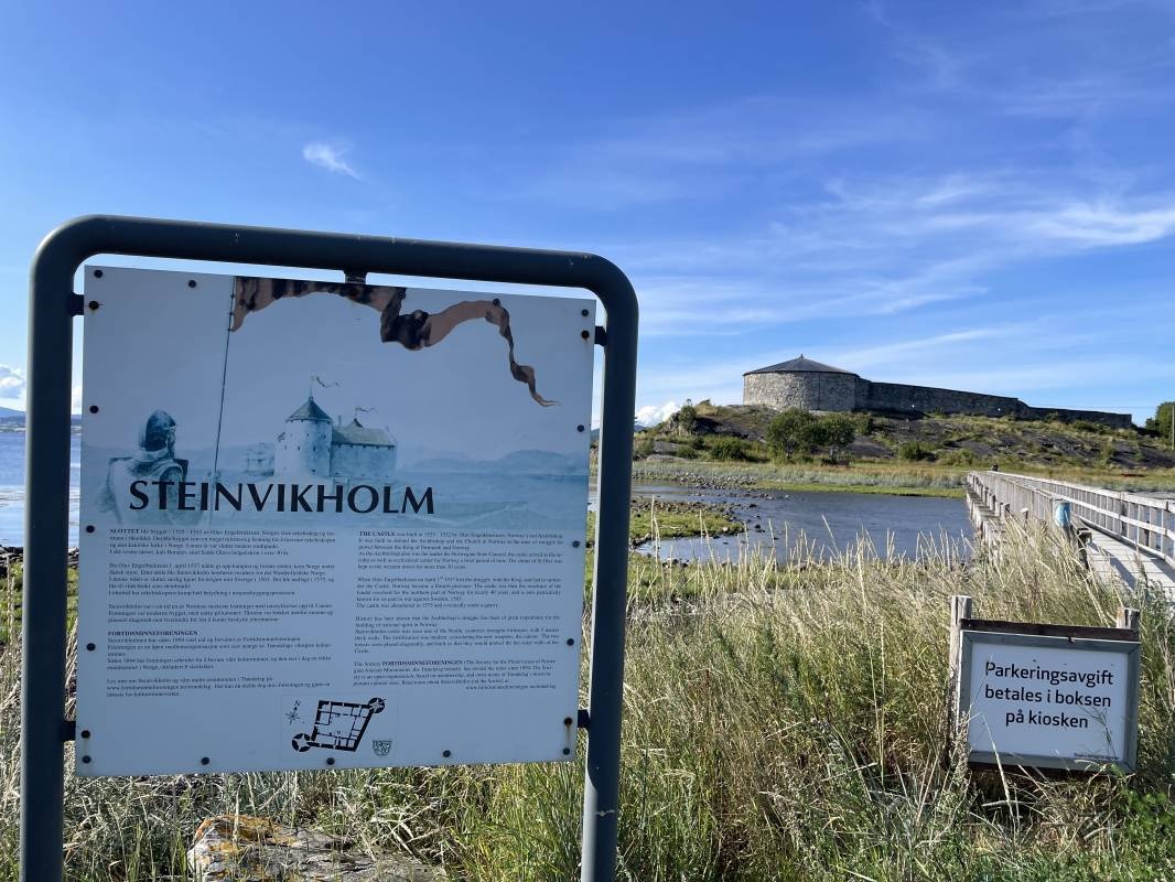 Steinvikholmen — Camperplads in Skatval