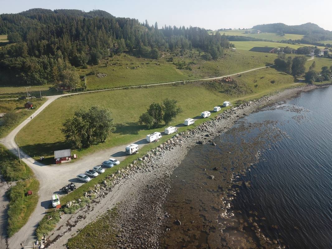 Steinvikholmen — Aire camping car in Skatval