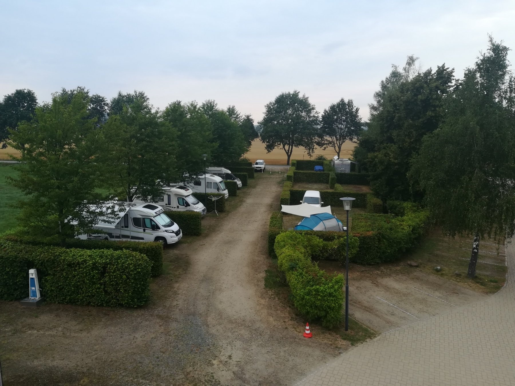 Freibad Wiesengrund — Area da campeggio in Haselbachtal