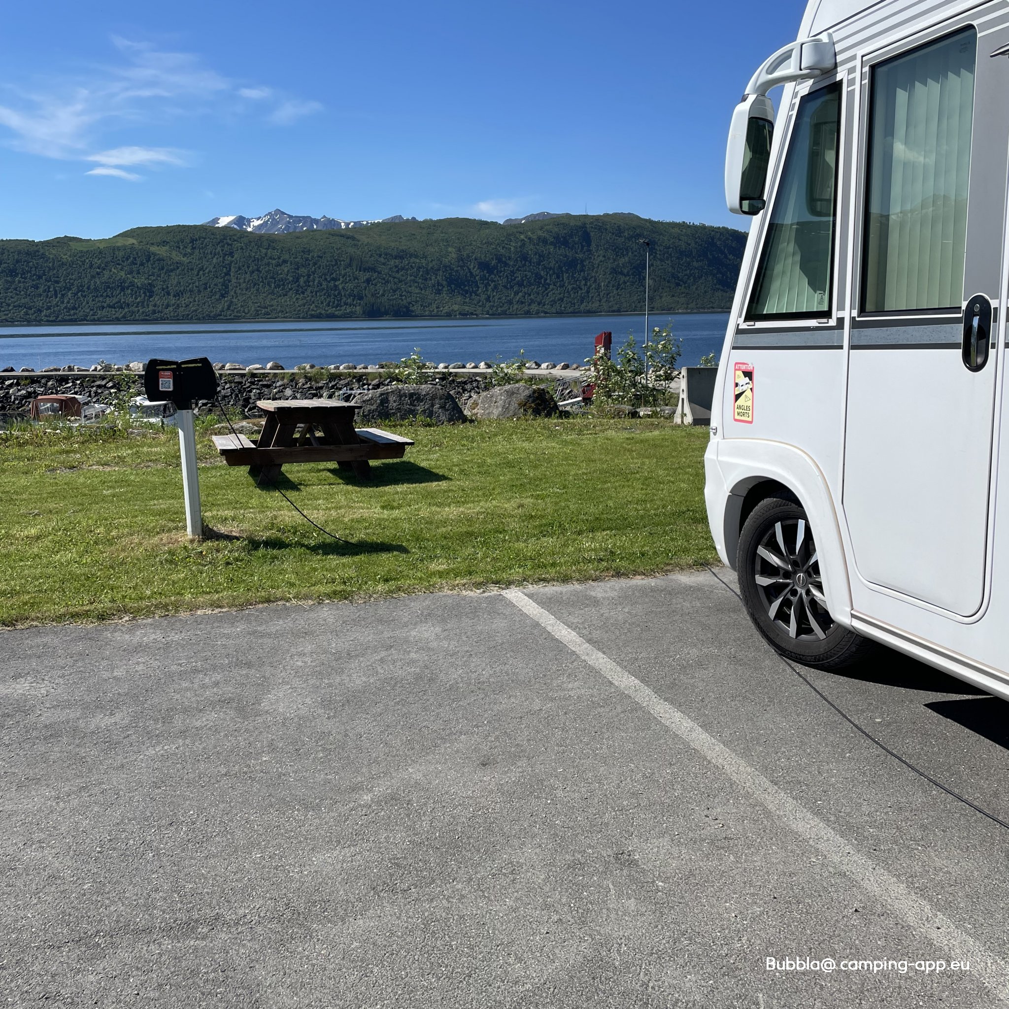 Borkenes Marina — Area di sosta in Trastad