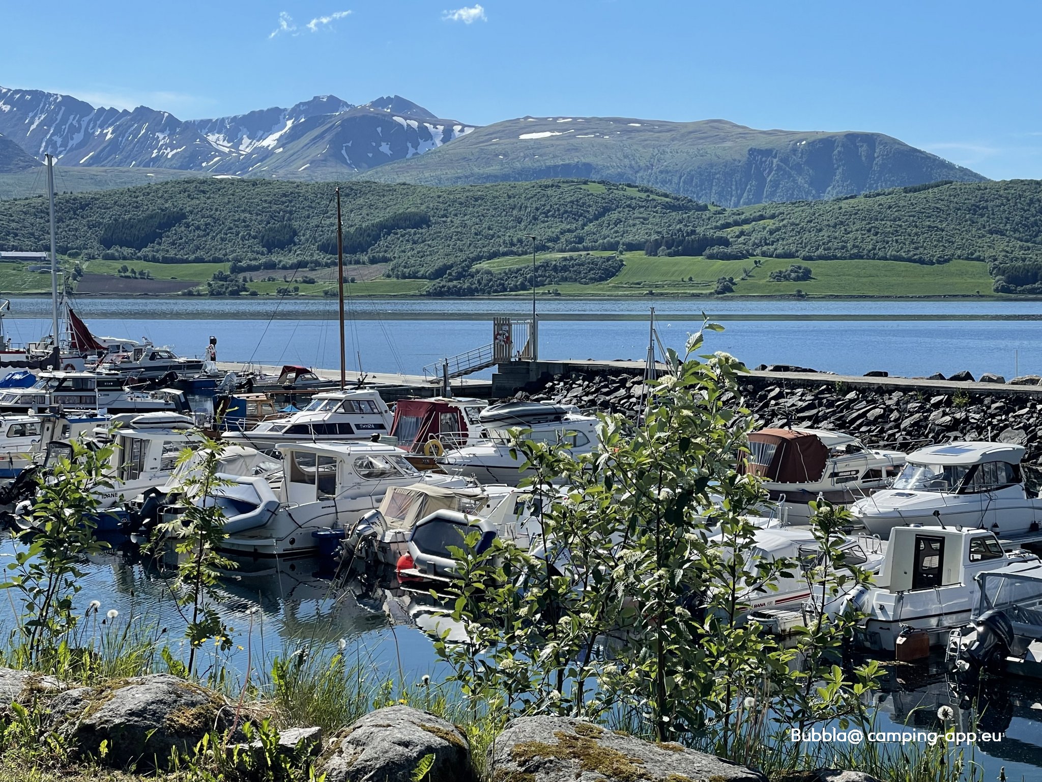 Borkenes Marina — Area di sosta in Trastad