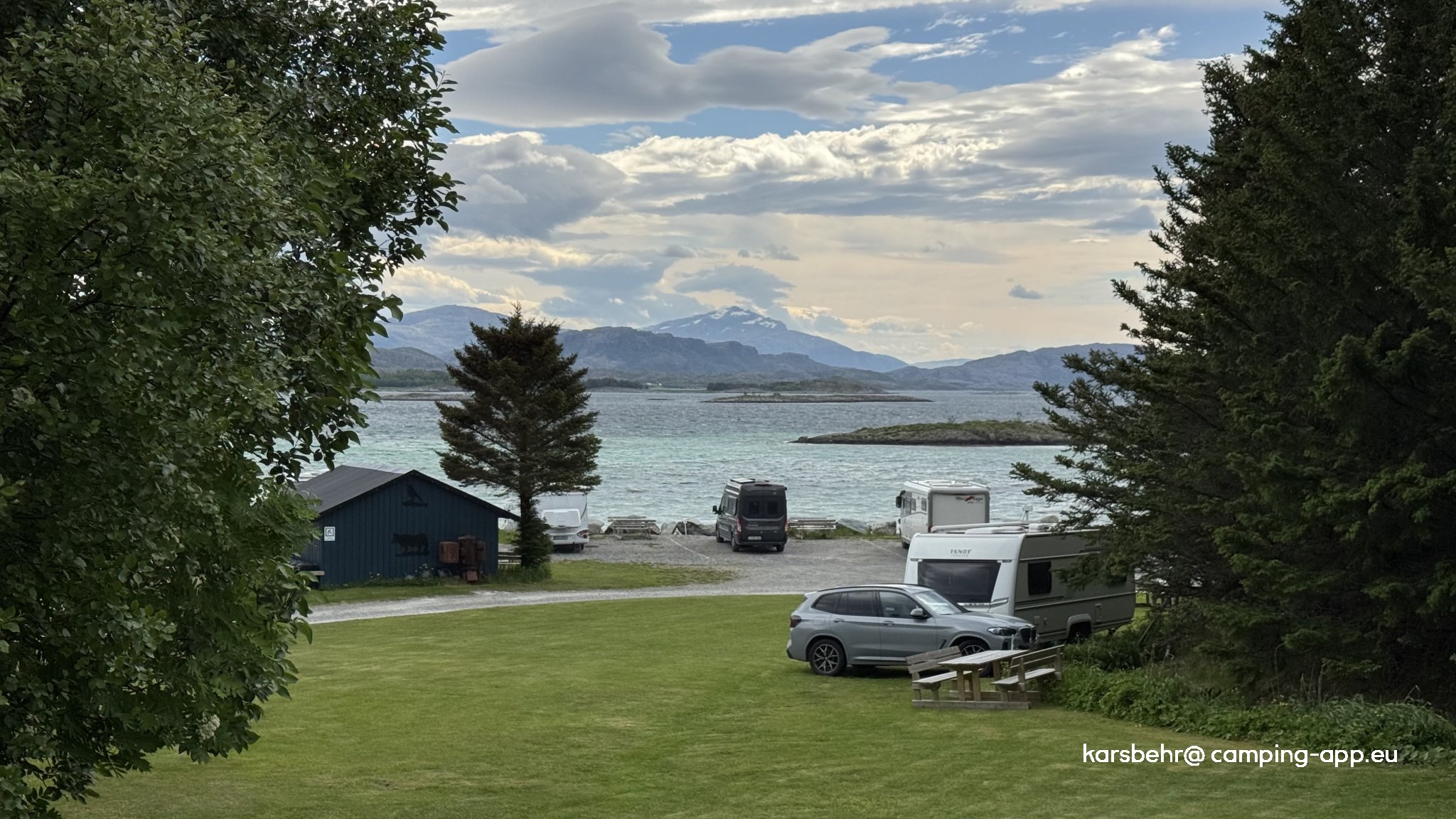 Bjørnvika Natursenter — Area da campeggio in Vik