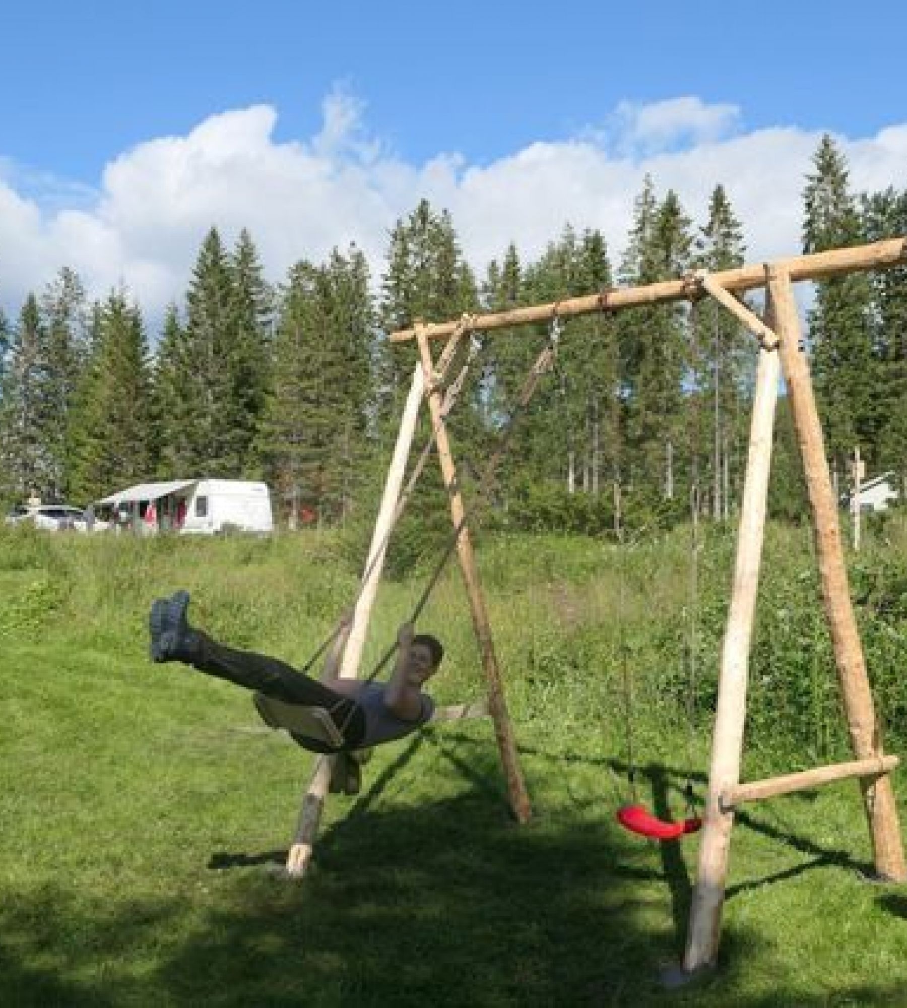 Velfjord Camping & Hytter — Area da campeggio in Vevelstad