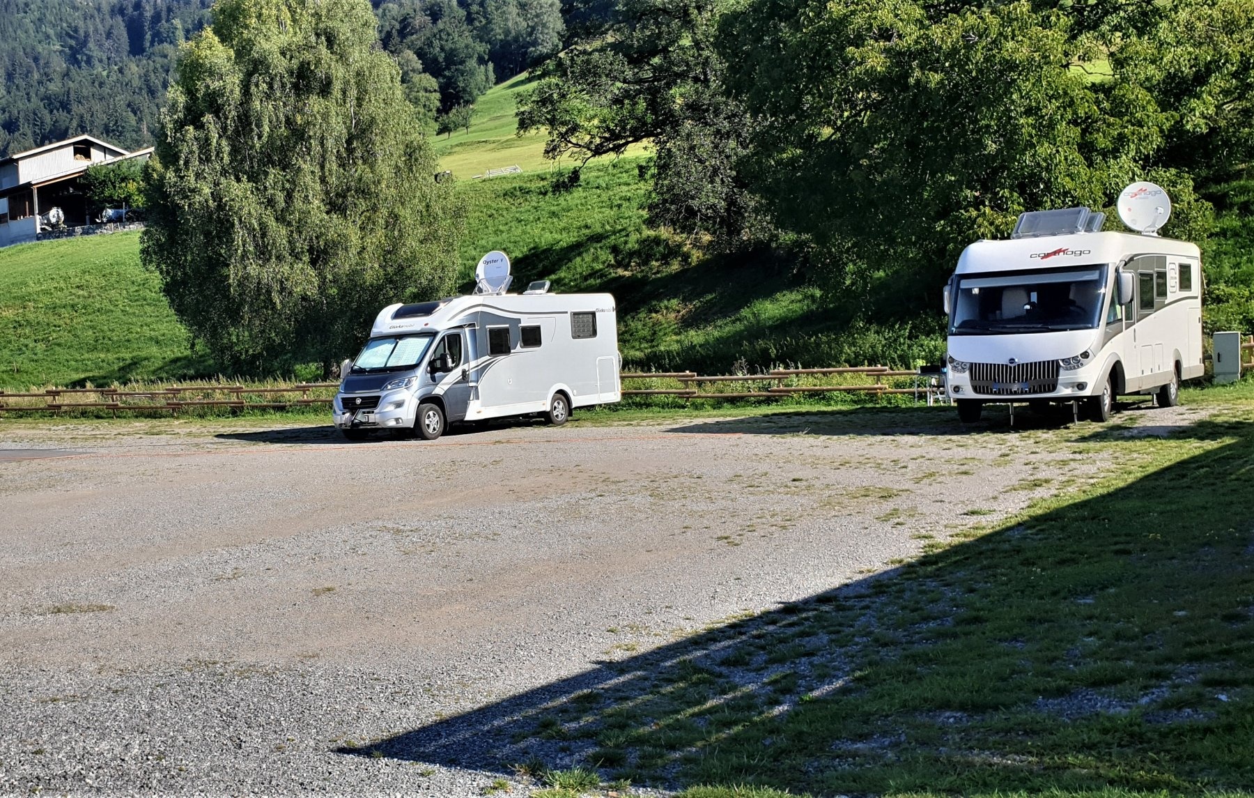 Stell dich in den Dreiklang — Stellplatz in Düns