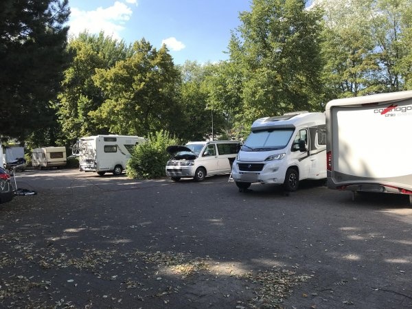 Stellplatz am Emssee Warendorf — Camperplaats in Warendorf