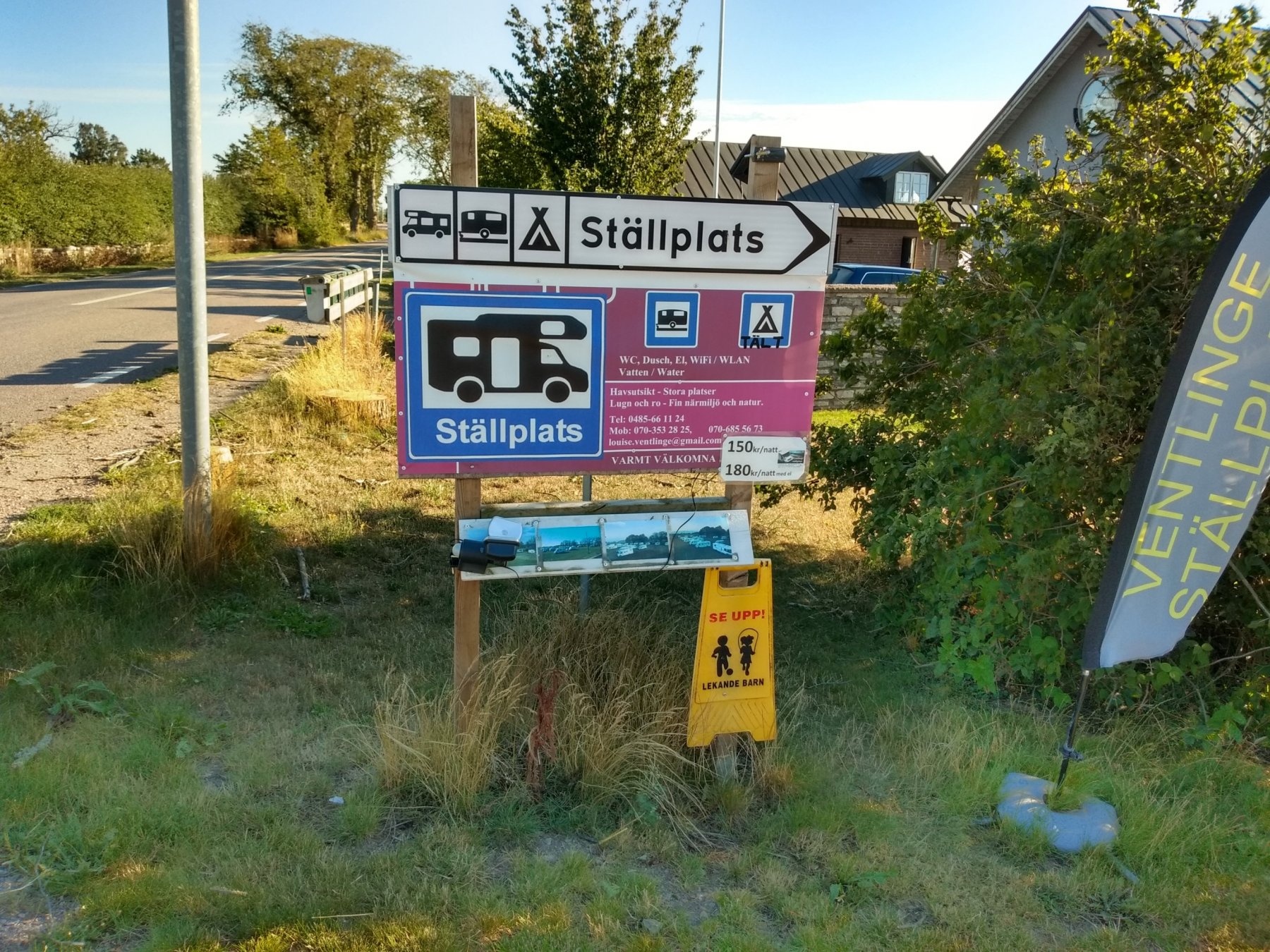Ventlinge ställplats — Sp. parking dla kamperów in Ventlinge