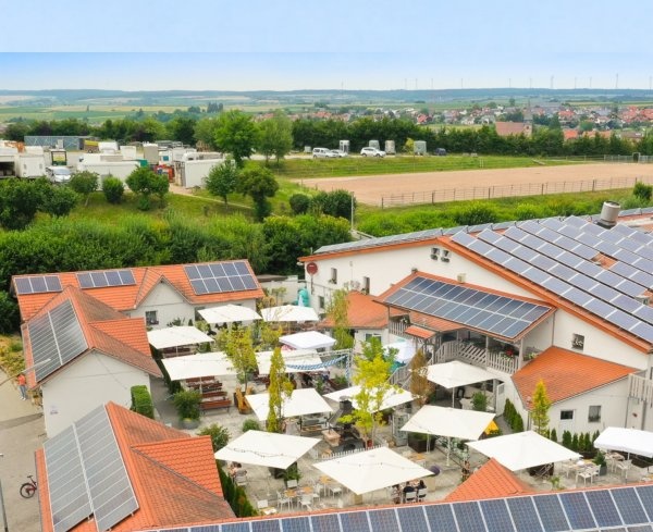 Wohnmobilstellplatz am Küffner Hof — Campervan Site in Langenbrettach