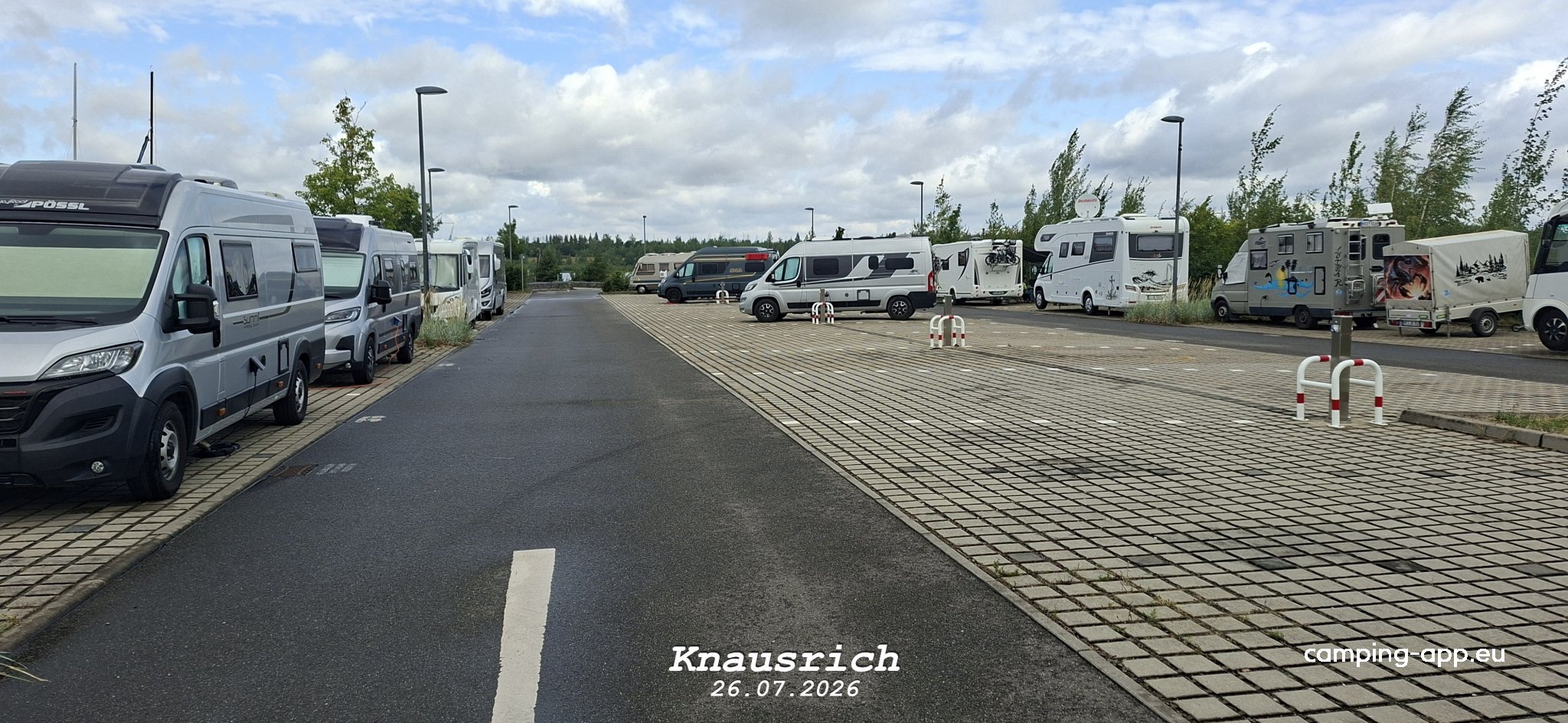Wohnmobilstellplatz am Zwenkauer See — Sp. parking dla kamperów in Zwenkau