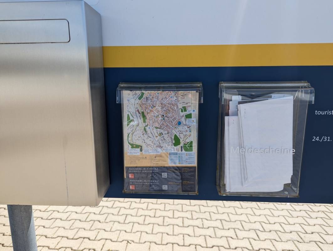 Stellplatz Annaberg-Buchholz am Wertstoffhof — Sítio para autocaravanas in Annaberg-Buchholz