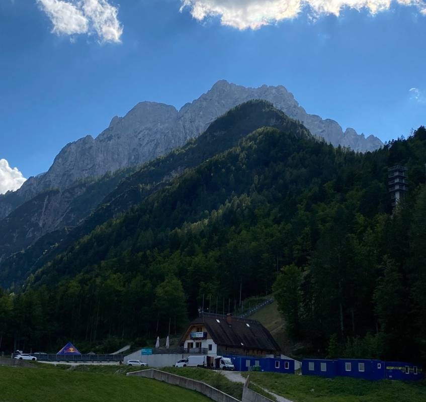 Nordijski Center Planica — Stellplatz in Rateče