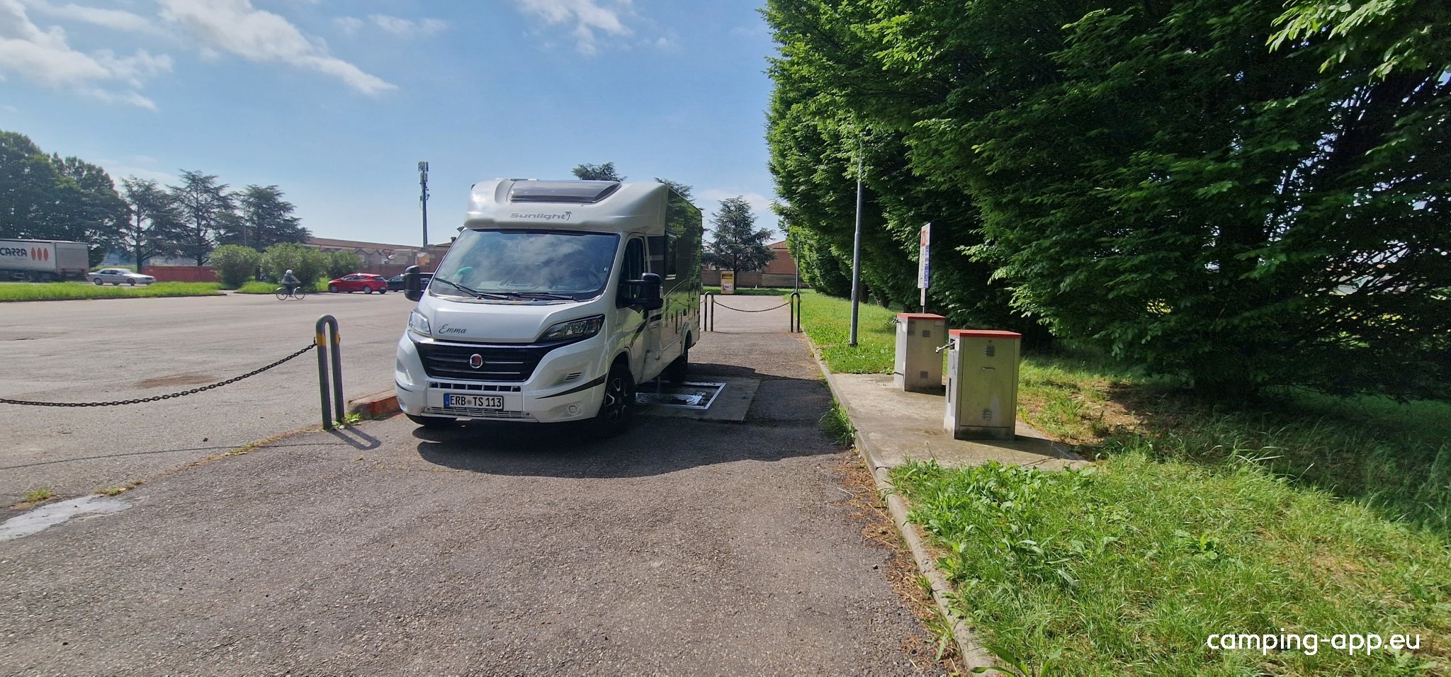 Stellplatz Cimitero di Boretto — Stellplatz in Boretto