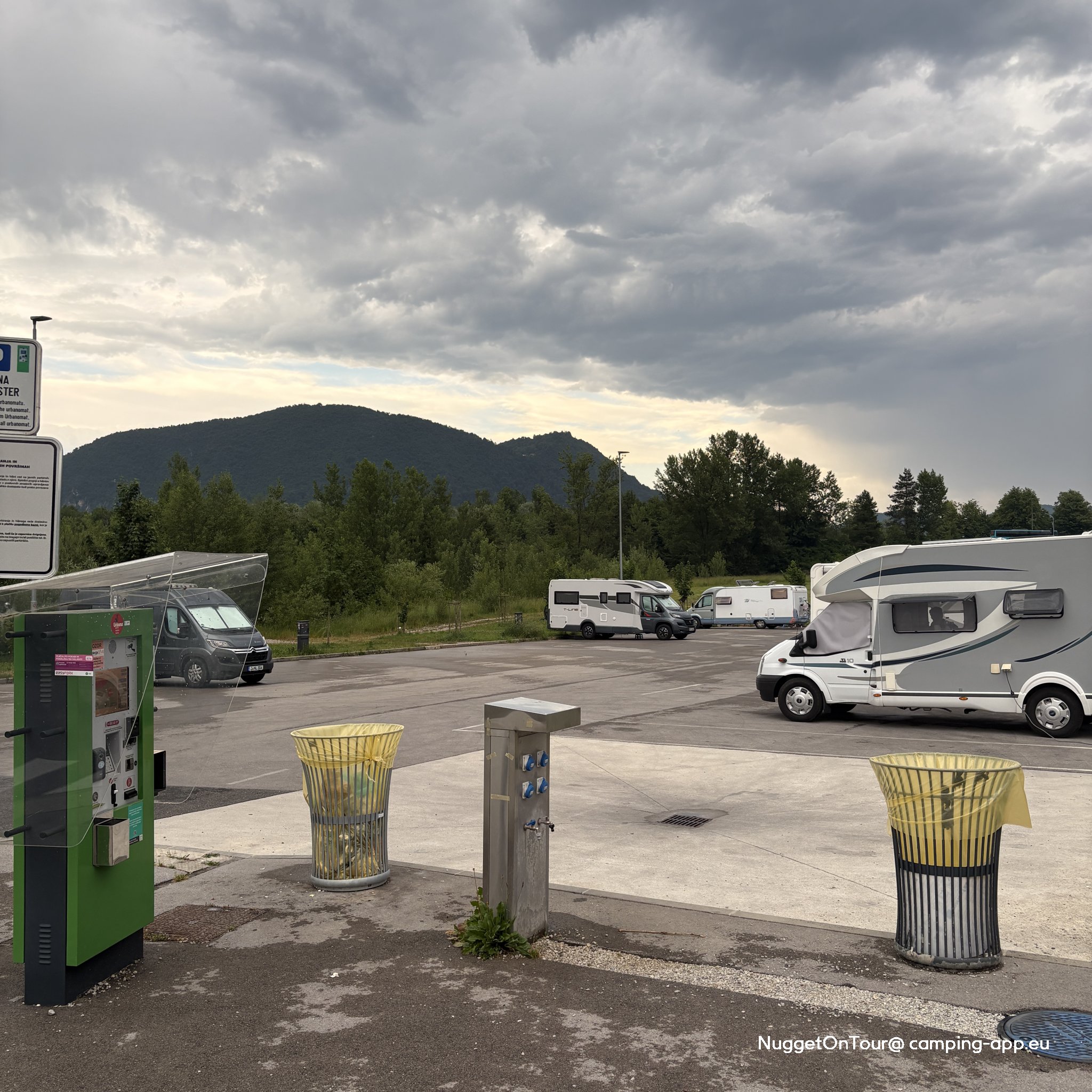 PZA P&R Ljubljana — Ställplats in Ljubljana