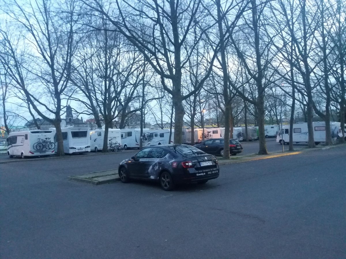 Stellplatz Wiesentorstraße Dresden — Bobilplass in Dresden