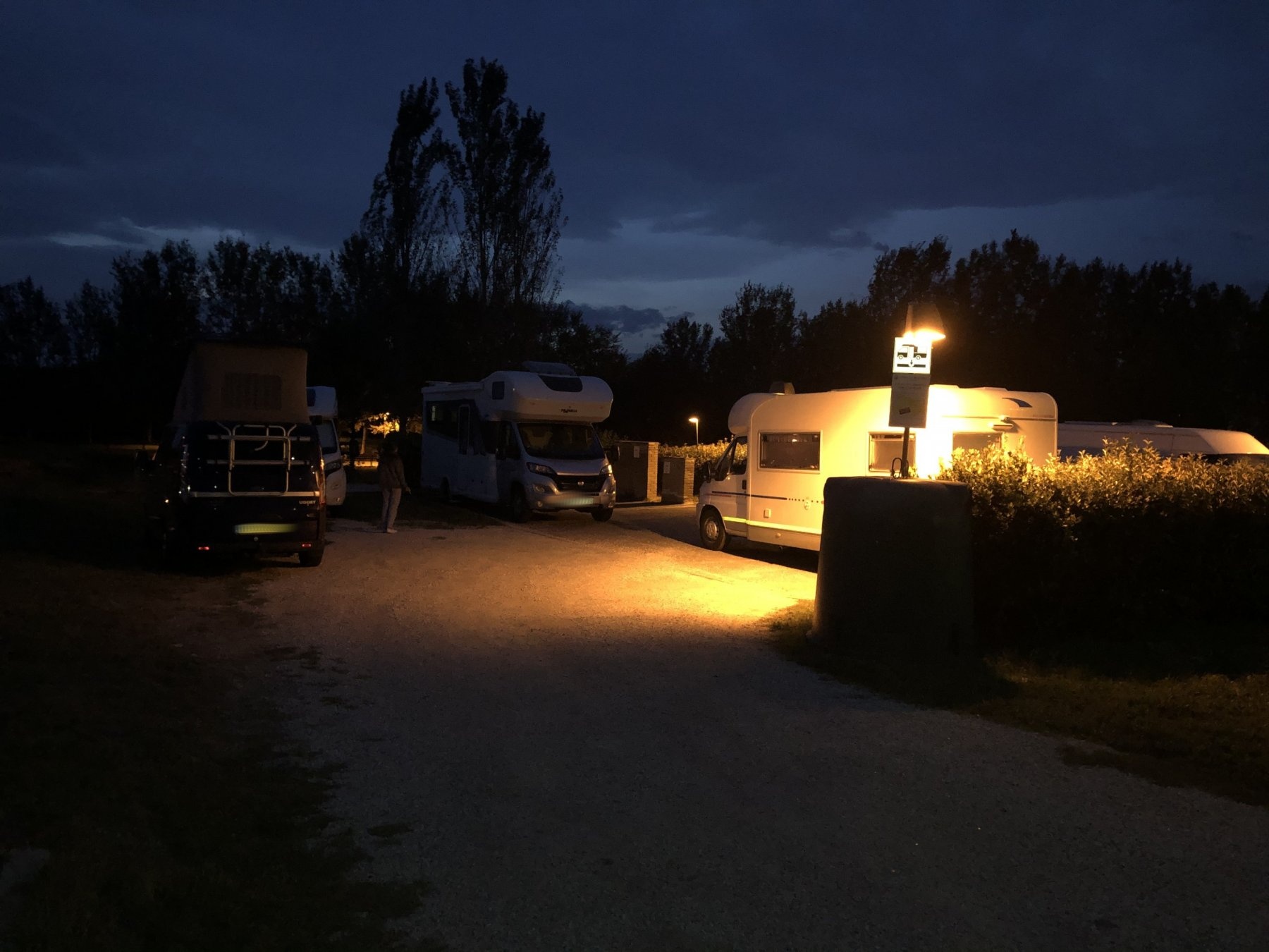 Area di sosta autocaravan Malalbergo — Stellplatz in Malalbergo