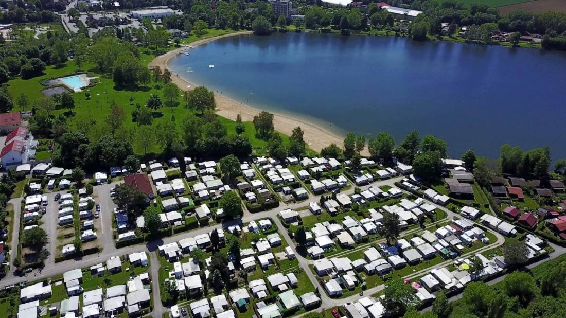 Campingplatz Wiesensee — Area da campeggio in Hemsbach