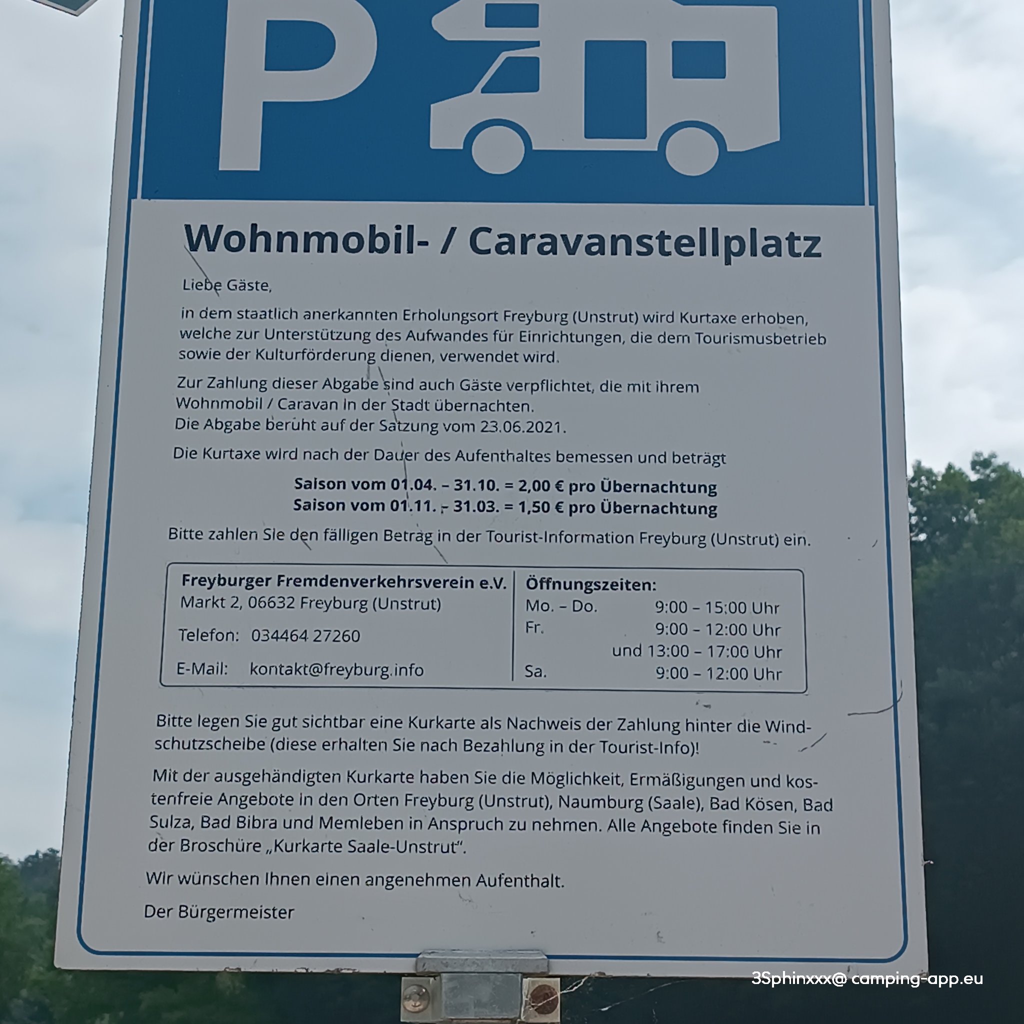 Parkplatz Freyburg (Unstrut) — Foto 2
