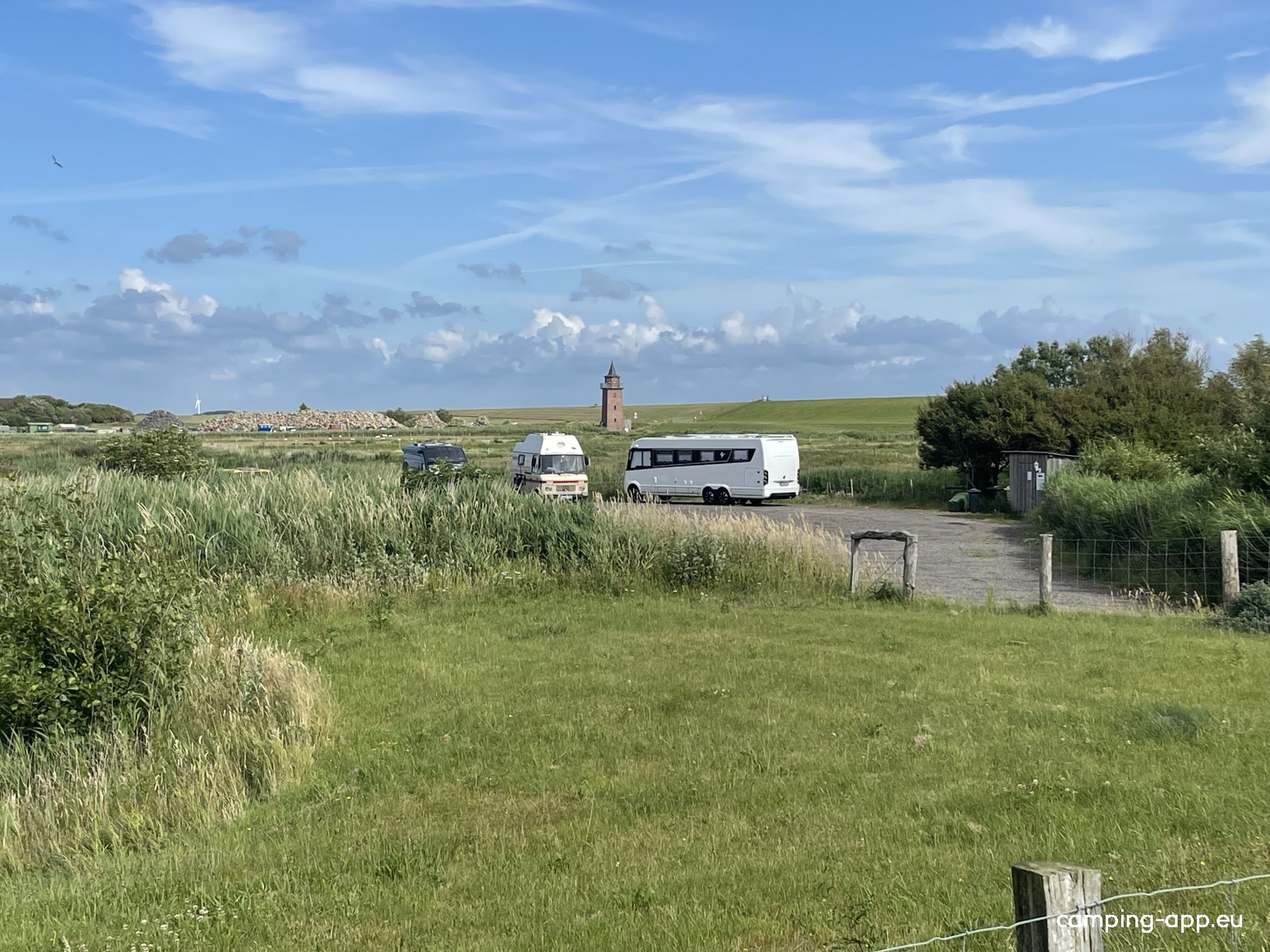 Stellplatz am Badedeich Dagebüll — Camperplads in Dagebüll-Dagebüll-Kirche