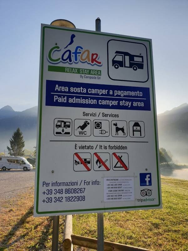 Area Camper Ponte Caffaro — 露营车营地 in Ponte Caffaro